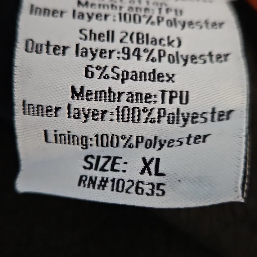NRA Black & Gray Full Zip Jacket, Size XL